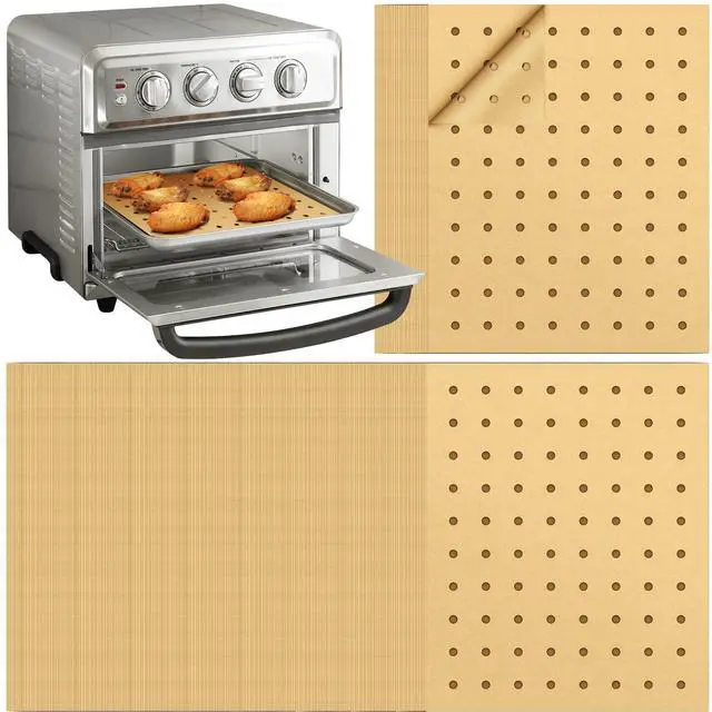 Main image of Air Fryer Disposable Parchment Paper Liners: 150pcs Airfryer Liners 9x11 Inch Perforated Rectangular Paper Sheets Basket Liner Accessories For Toaster Oven Xl Air Fryer