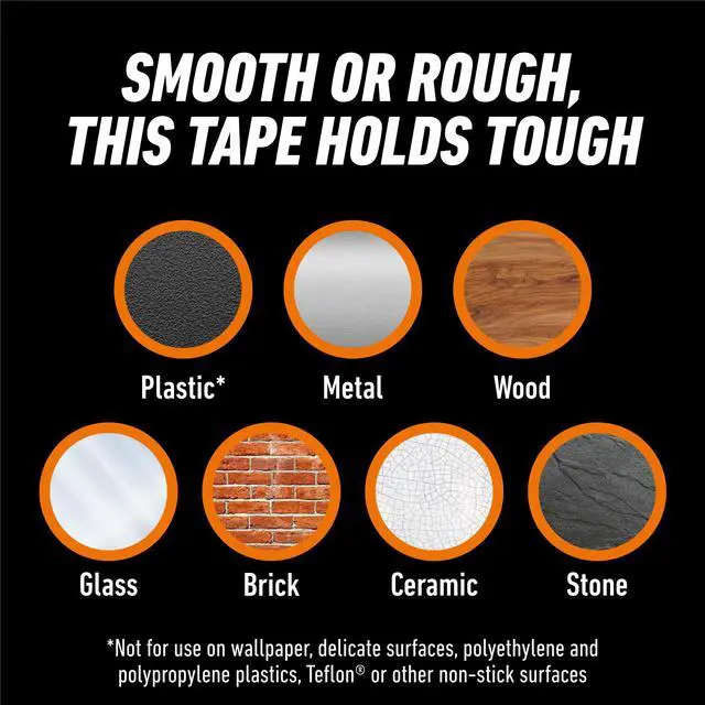 Alt view image 3 of 7 - Invisible Hold Mounting Tape, 1" x 150" (Pack of 1), Clear Double Sided Tape for Strong, Permanent Indoor & Outdoor Hanging