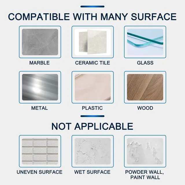 Alt view image 6 of 6 - Double Sided Tape Heavy Duty (10FT) Mounting Tape Strong Adhesive Strips Sticky Nano Tape Multipurpose Removable Transparent Two Sided Poster Tape for Paste Items, Household