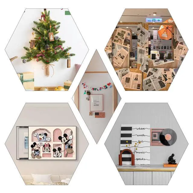 Alt view image 5 of 6 - Heavy Duty Double Sided Tape, Clear Reusable Mounting Tape Picture Hanging Adhesive Tape Removable Wall Tape Adhesive Poster Tape