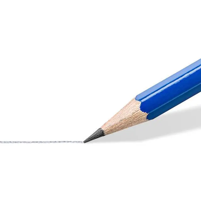 Alt view image 6 of 6 - Norica #2 HB Wood-Cased Pencil Set: 18 Pre-Sharpened Graphite Pencils with 1 Eraser & 1 Sharpener, Break-Resistant Lead, For Writing & Drawing, Blue, Ideal for Classroom, Home & Office