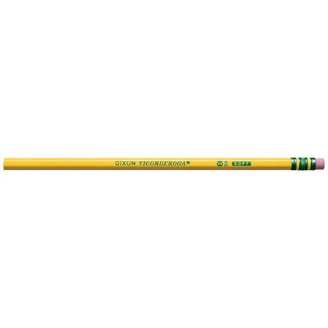 Alt view image 3 of 7 - Wood-Cased Pencils, Unsharpened, 2 HB Soft, Yellow, 12 Count