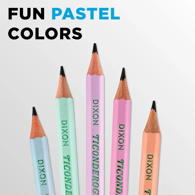 Alt view image 5 of 7 - Wooden Pencils, Pre-Sharpened, 2 HB Soft, Pastel Colors, 18 Count