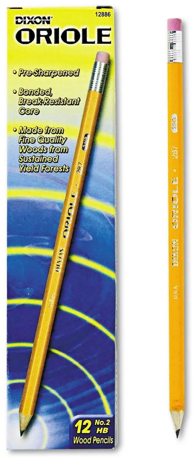 Main image of Oriole Presharpened Pencil, 12 Count ( Packaging May Vary )