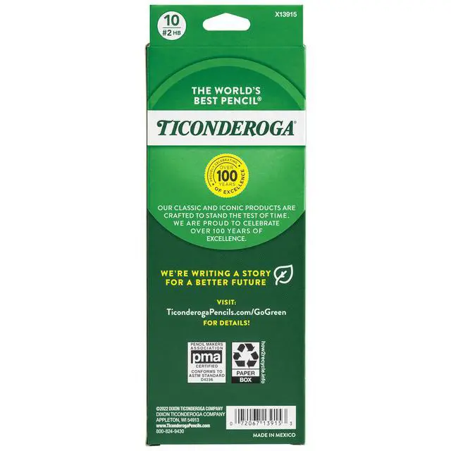 Alt view image 2 of 7 - Wood-Cased Pencils, Pre-Sharpened, 2 HB Soft, Black, 10 Count