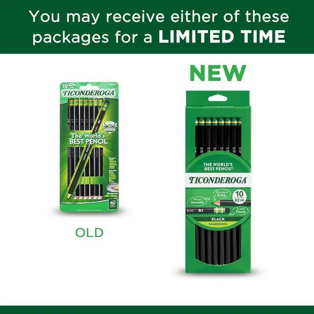 Alt view image 6 of 7 - Wood-Cased Pencils, Pre-Sharpened, 2 HB Soft, Black, 10 Count