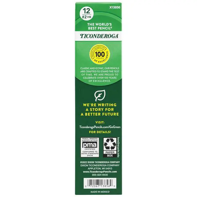 Alt view image 2 of 7 - Tri-Write Wood-Cased Pencils, 2HB Soft, Yellow, 12 Count