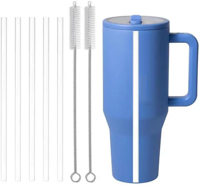 Main image of Replacement Straws Compatible with HydroJug Traveler 40 oz,Clear Drinking Straws for Hydrojug Traveler 40 oz Tumbler Cup,Reusable Straw Cleaner Brush for Hydrojug Traveler Tumbler Accessories