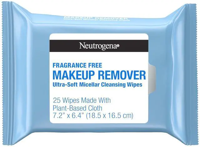 Main image of Makeup Remover Wipes for Face Daily, Fragrance-Free, Gently Removes Oil, Dirt, and Waterproof Makeup in a Simple Fully Plant-Based Cloth, 25 ct