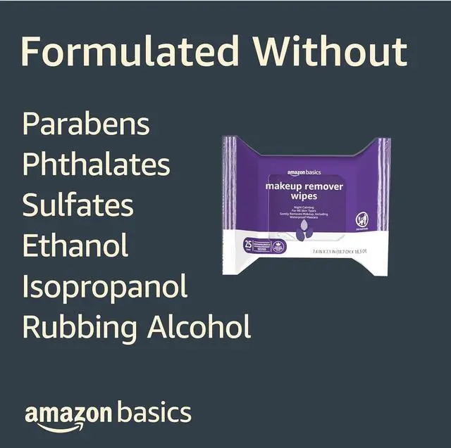 Alt view image 3 of 4 - Makeup Remover Wipes, Night Calming, Gentle Cleansing, Plant Based, Alcohol-Free, Removes Waterproof Mascara, Dermatologist Tested, 25 Count, 1-Pack
