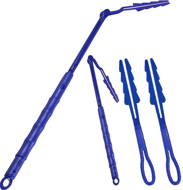 Main image of Replacement Handles Compatible with Swiffer Duster Refill, Swiffer Duster Extended Handle,Foldable & Extendable Dust Handle Only(Blue 3pcs)