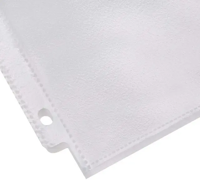 Alt view image 5 of 5 - Polypropylene Sheet Protectors for 3 Ring Binder, Non-Glare, Top Loading, Document Protection, Clear, 200-Pack