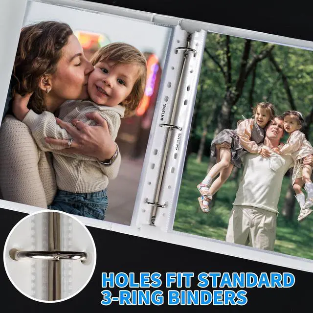 Alt view image 5 of 7 - Sheet Protectors 500 Page,Page Protector 8.5" x 11" Upgraded Clear Plastic Page Protectors,for 3 Ring Binder, Top Loading Paper Protector with Reinforced Holes,Holds Multiple SheetsLetter Size