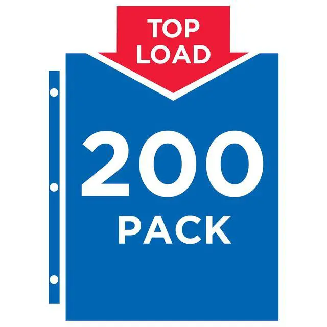 Alt view image 4 of 7 - Diamond Clear Heavyweight Sheet Protectors, Easy Load, 200 Document Protectors (74400)