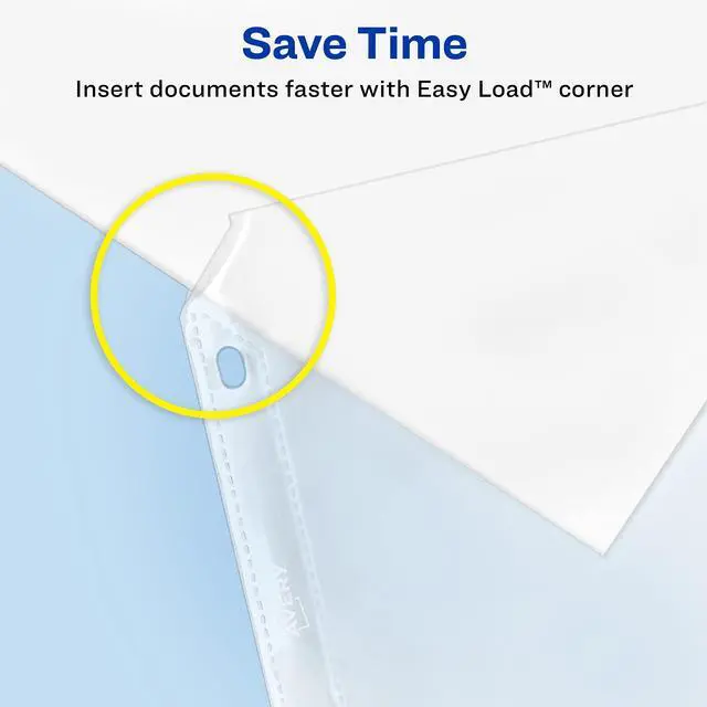 Alt view image 2 of 7 - Diamond Clear Heavyweight Sheet Protectors, Easy Load, 200 Document Protectors (74400)