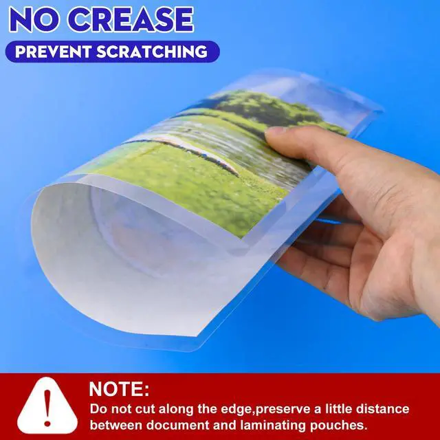 Alt view image 3 of 7 - Thermal Laminating Pouches, Holds 8.5 x 11 Inch Sheets,200 Pack Laminating Sheets, 3 Mil, 9 x 11.5 Inches Lamination Sheet Paper for Laminator, Clear, Letter Size, Office and School Supplies