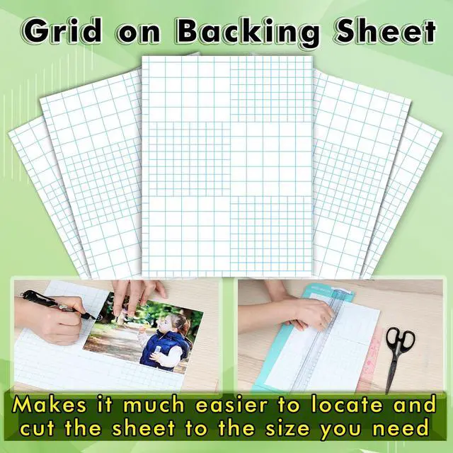 Alt view image 4 of 7 - Self Adhesive Laminating Sheets - 9 x 12 Inch Self Laminating Sheets, No Machine Needed Clear Self Sealing Laminate Sheets for Stickers, Photos - 20 Sheets