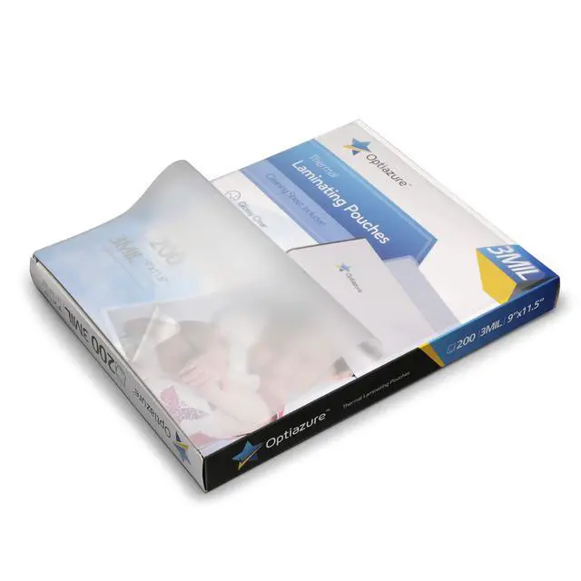 Alt view image 4 of 7 - Thermal Laminating Pouches 9"x11.5" Inches, 3mil 200Pack, Laminated Paper, Clear, Letter Size, Office and School Supplies