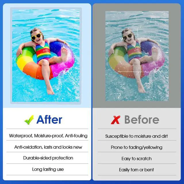 Alt view image 5 of 7 - 200 Pack Laminating Sheets 3 Mil, Hold 8.5 x 11 inch Documents, Menus