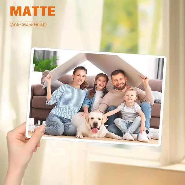 Alt view image 5 of 7 - Matte Laminating Sheets,100 Pack 9 x 11.5 Inches,3 Mil Thick,Ultra Clear with Matte Finish, Fitted for Letter Size Thermal Laminating Pouches 8.5 x 11