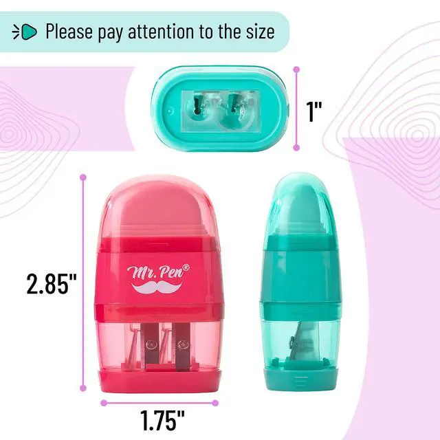 Alt view image 3 of 7 - Pencil Sharpener & Eraser, 4 Pack
