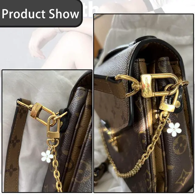 Alt view image 4 of 5 - Phone Charms Strap Phone Wrist Strap With Cute White Flower Phone Lanyard Metal Chain CellPhone Charms Hands-Free Wrist Strap PhoneChain Strap for Women