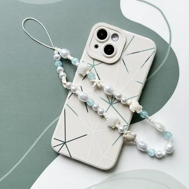 Alt view image 5 of 6 - Beaded Camera Wrist Strap Cute Digital Camera Charm Lanyard Phone Charms Strap Beaded Camera Chain for Phone Bag Keychain (Turtle)