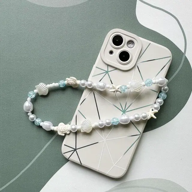 Alt view image 4 of 6 - Beaded Camera Wrist Strap Cute Digital Camera Charm Lanyard Phone Charms Strap Beaded Camera Chain for Phone Bag Keychain (Turtle)