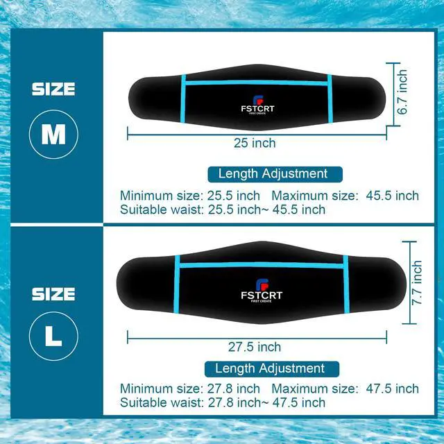 Alt view image 6 of 7 - Swim Belt, Flotation Belt, Water Aerobics Belt, Swimming Belts for Adults, Pool Exercise Equipment for Adults and Children, Water Aerobic Equipment, Aqua Jogging