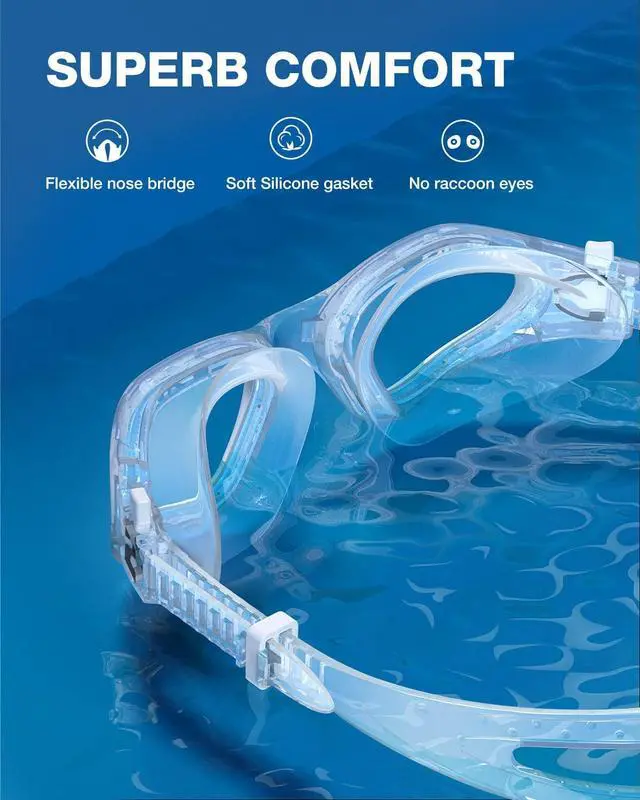 Alt view image 2 of 7 - Swim Goggles, G1 SE Swimming Goggles Anti-Fog for Adult Men Women