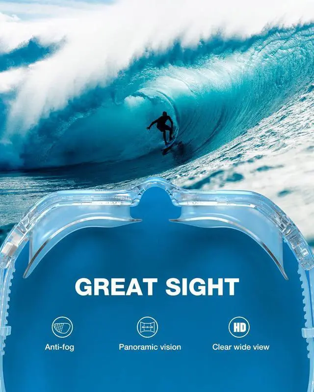 Alt view image 4 of 7 - Swim Goggles, G1 SE Swimming Goggles Anti-Fog for Adult Men Women