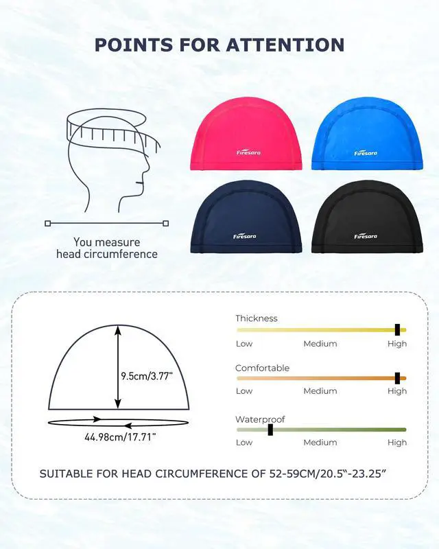Alt view image 5 of 7 - Fishtail Kids Swim Cap, Breathable High Elasticity Swimming Hats for Boys and Girls Quick Dry Soft for Toddler Aged 6-14 Bathing Cap for Children Swim Hat for Long Hair and Short Hair
