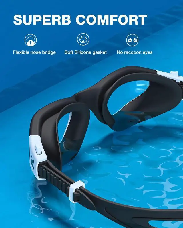 Alt view image 2 of 7 - Swim Goggles, G1 SE Swimming Goggles Anti-Fog for Adult Men Women