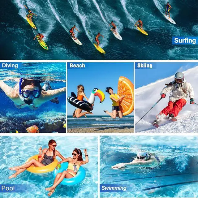 Alt view image 6 of 7 - Waterproof Phone Pouch -2 Pack IPX8 Universal Waterproof Case Dry Bag Phone Protector for iPhone 17/16/15/14 Pro Max Plus XS XR X8 Galaxy S25 S24 Pixel Up to 8.4"
