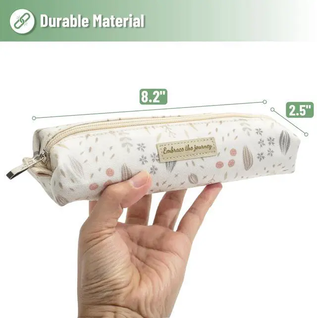 Alt view image 2 of 7 - Cute Pencil Case Pouch, Multipurpose Canvas Bible Pencil Pouch