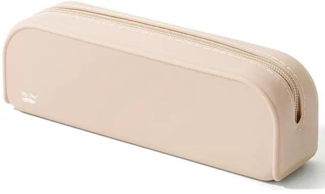 Main image of Silicone Pencil Case, Aesthetic Pencil Bag for Women, Makeup Pouch