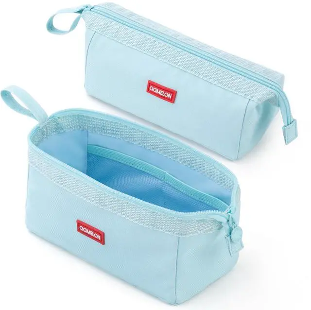 Main image of Pencil Case Large Capacity Pencil Pouch Pen Bag for School Teen Girl Boy Men Women (Blue)