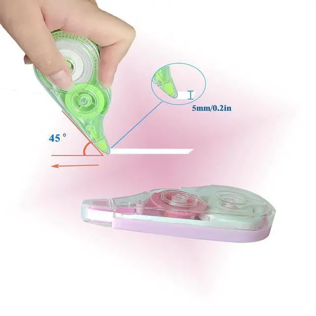 Alt view image 3 of 5 - 12PCS White Correction Tape,39.4ft Each,Easy To Use Applicator for Instant Corrections Wrong Writing At Any Time, Tear-Resistant Correction Tape for Office or School Supplies