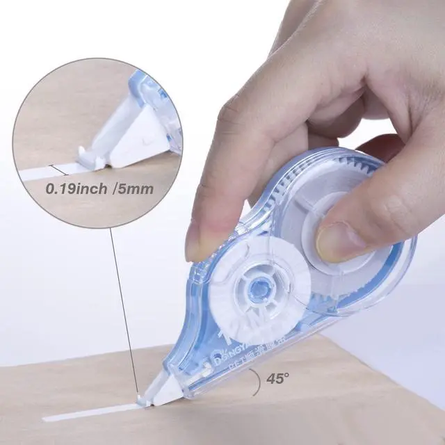 Alt view image 4 of 6 - Correction Tape, 12 Pack Correction Tape Dispenser, Easy to Use Applicator for Instant Corrections, Study Supplies and Office Products, 144mx5mm