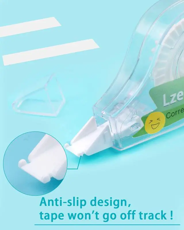 Alt view image 2 of 7 - Correct Correction Tape,White,32-Count,Transparent Dispenser Shows How Much Tape is Remaining