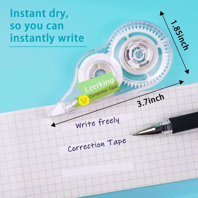 Alt view image 3 of 7 - Correct Correction Tape,White,32-Count,Transparent Dispenser Shows How Much Tape is Remaining