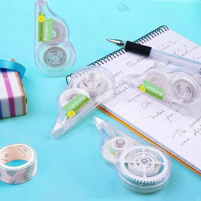 Alt view image 7 of 7 - Correct Correction Tape,White,32-Count,Transparent Dispenser Shows How Much Tape is Remaining