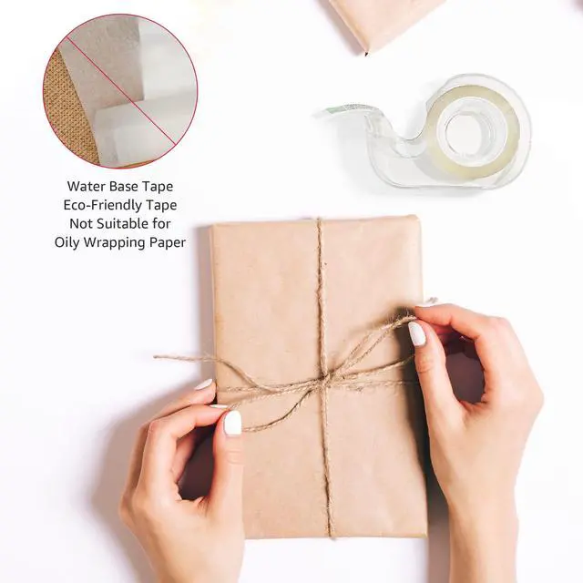 Alt view image 5 of 5 - Double Sided Permanent Tape with Dispenser, Narrow Width, 1/2 x 252 inches, Translucent, 3-Pack