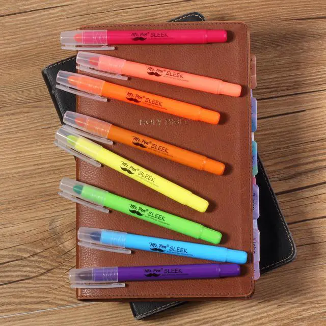 Alt view image 6 of 7 - Mr. Pen- No Bleed Gel Highlighters, Vibrant Colors, 8 Pack