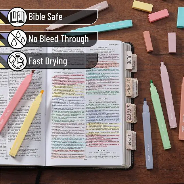Alt view image 4 of 7 - Aesthetic Highlighters No Bleed, 8 Pack, Candy Colors