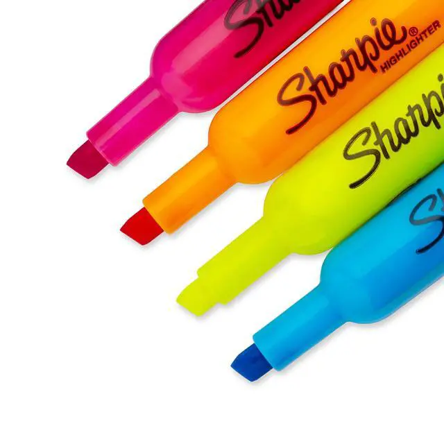 Alt view image 3 of 7 - Accent Tank-Style Highlighters, Assorted Colors, 4 Count - Back to School, Desk Supplies