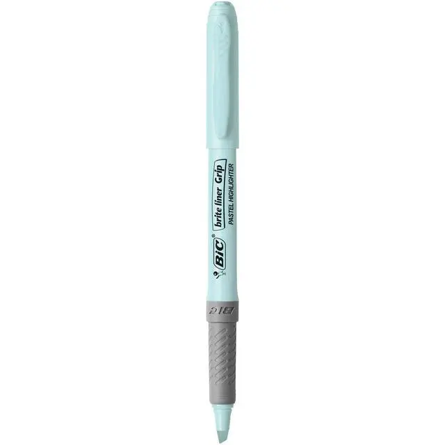 Alt view image 2 of 6 - Brite Liner Grip Pastel Highlighter Set, Chisel Tip, 6-Count Pack of Pastel Highlighters in Assorted Colors, Cute Highlighters for Bullet Journaling, Note Taking and More