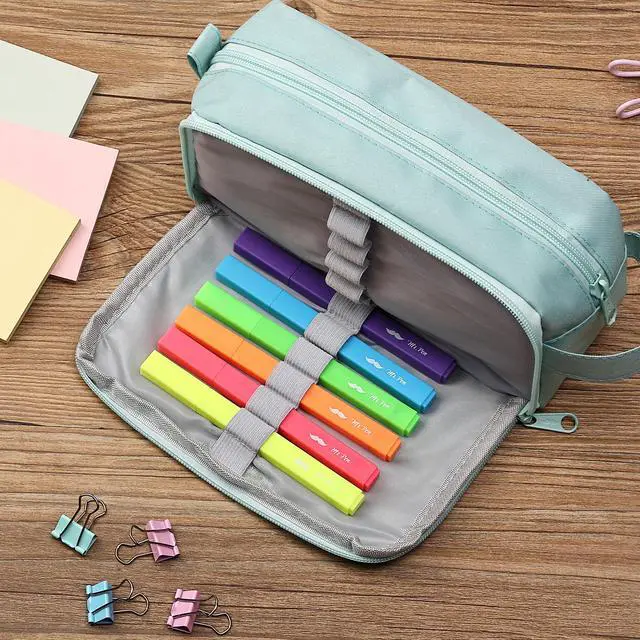 Alt view image 7 of 7 - Aesthetic Highlighters No Bleed, 6 Pack, Assorted Colors