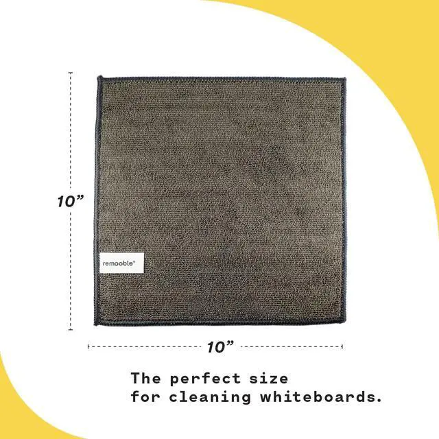 Alt view image 3 of 7 - Dry Erase Whiteboard Cleaner Spray & Microfiber Cleaning Cloth - Safely Removes Tough Stains and Ghosting, 8 oz.