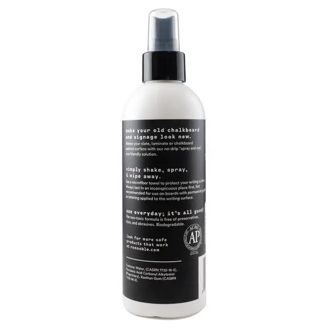 Alt view image 2 of 4 - Non-toxic Chalkboard Cleaner, 8 oz.